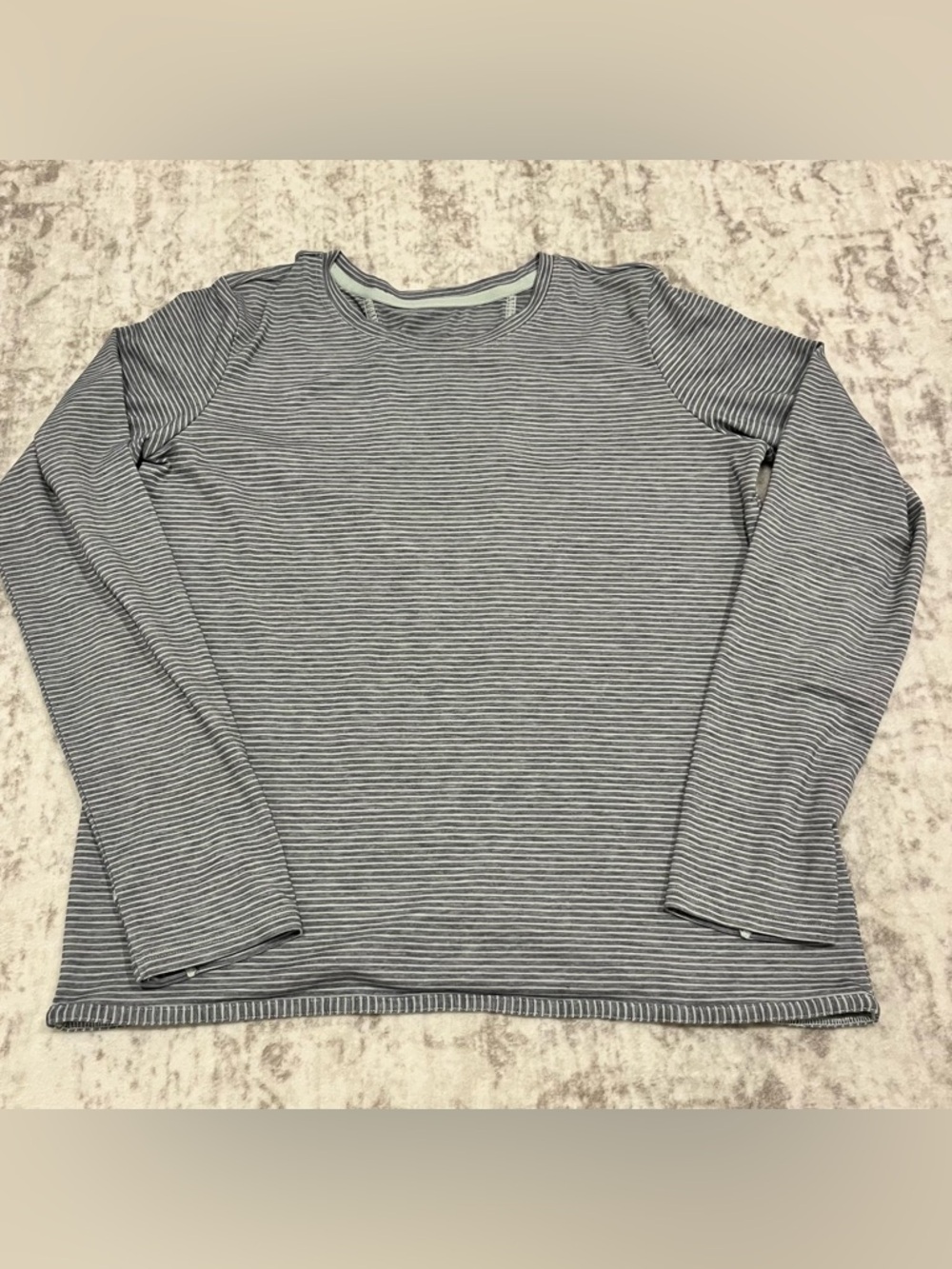 Athleta Girl XL/14 Be Bold Striped Long Sleeve Top VGUC